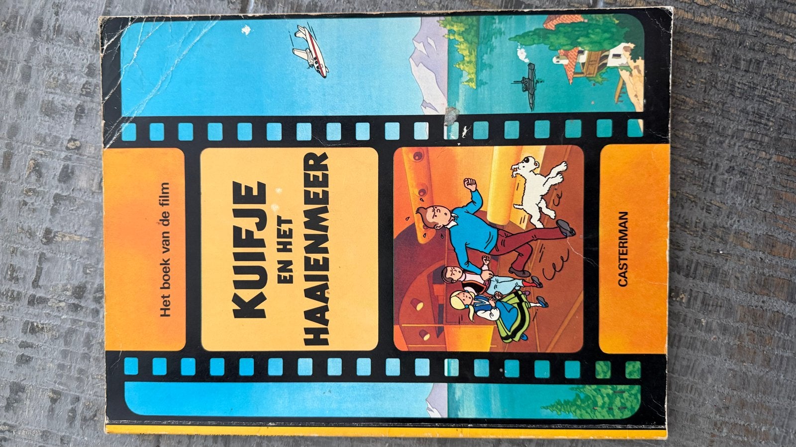 Kuifje en het Haaienmeer - Het boek van de film, Eén stripboek, Ophalen of Verzenden, Gelezen