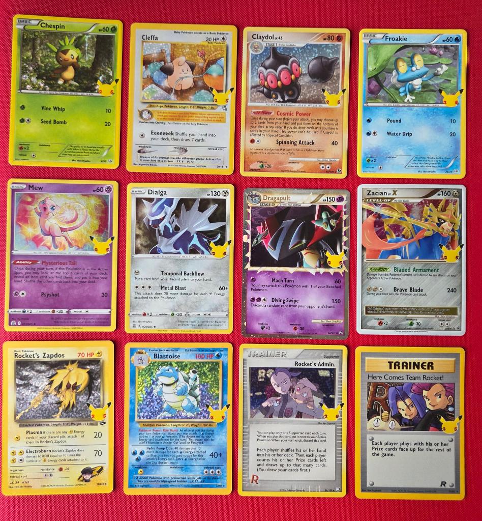 Pokémon 25th Anniversary lot, Ophalen of Verzenden, Zo goed als nieuw