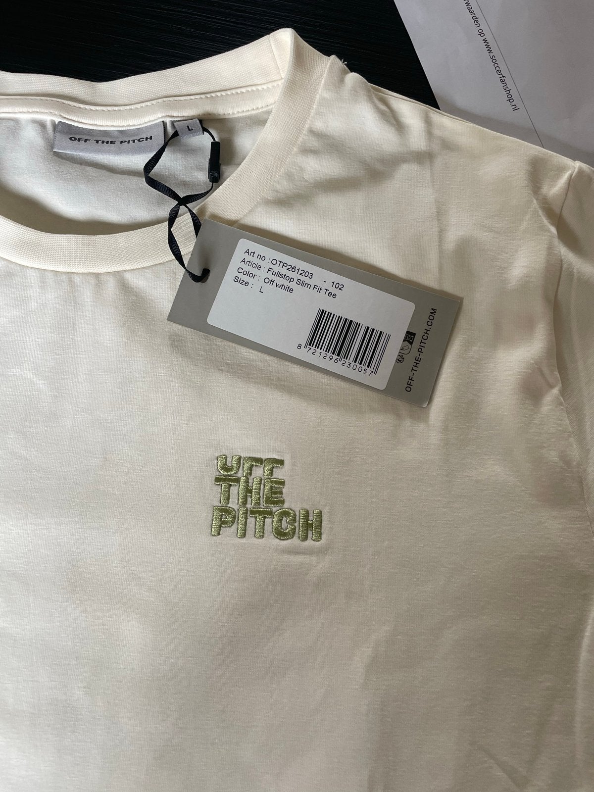 Off The Pitch Fullstop Set - T-shirt en korte broek, Ophalen of Verzenden, Nieuw, Maat 52/54 (L), Overige kleuren