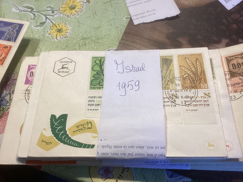 No4902 Israël 1959 Heb ook Nederland jaargangen fdc 1963 tm, Ophalen, Buitenland