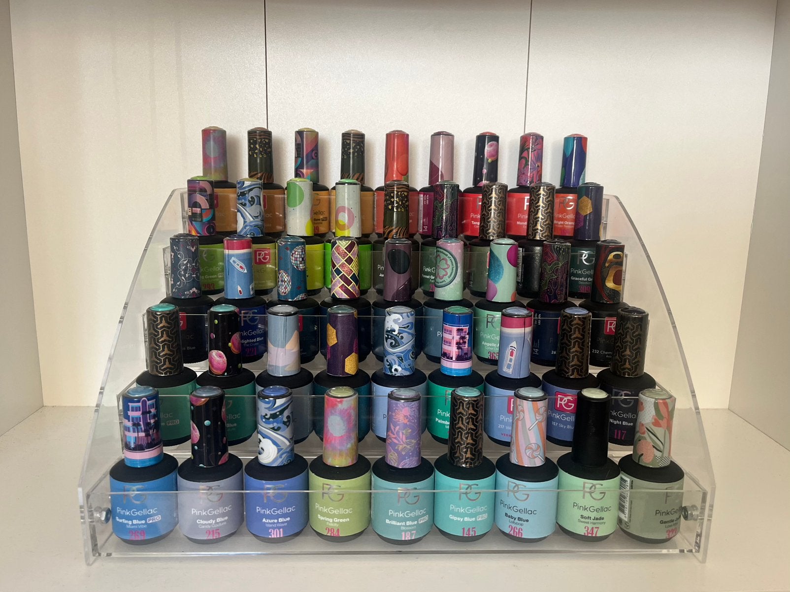 Pink Gellac - Kleuren, Base & Topcoats, Ophalen, Overige kleuren, Zo goed als nieuw, Handen en Nagels