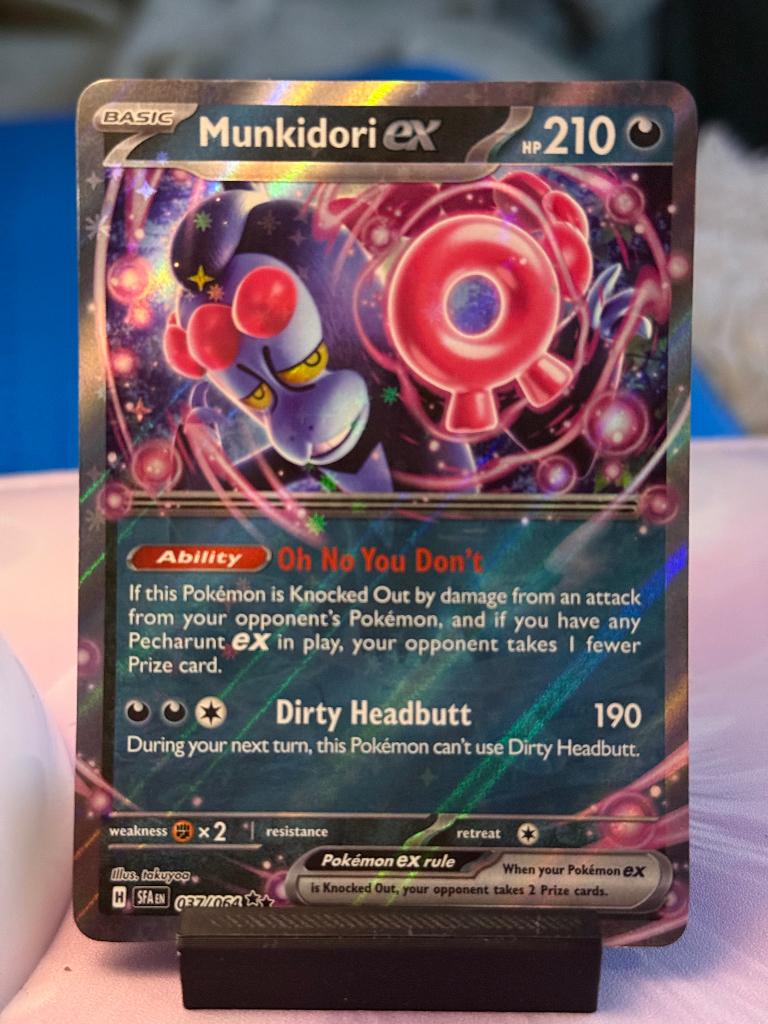 Pokemon munkidori ex 37/64, Verzenden, Nieuw, Losse kaart, Foil