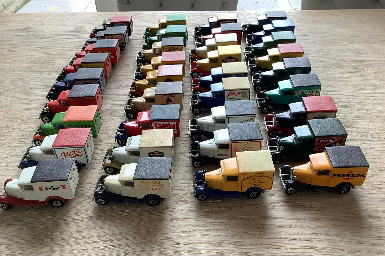 Grote collectie vintage Matchbox Yesteryear bestelwagens, Ophalen of Verzenden, Gebruikt, Auto's
