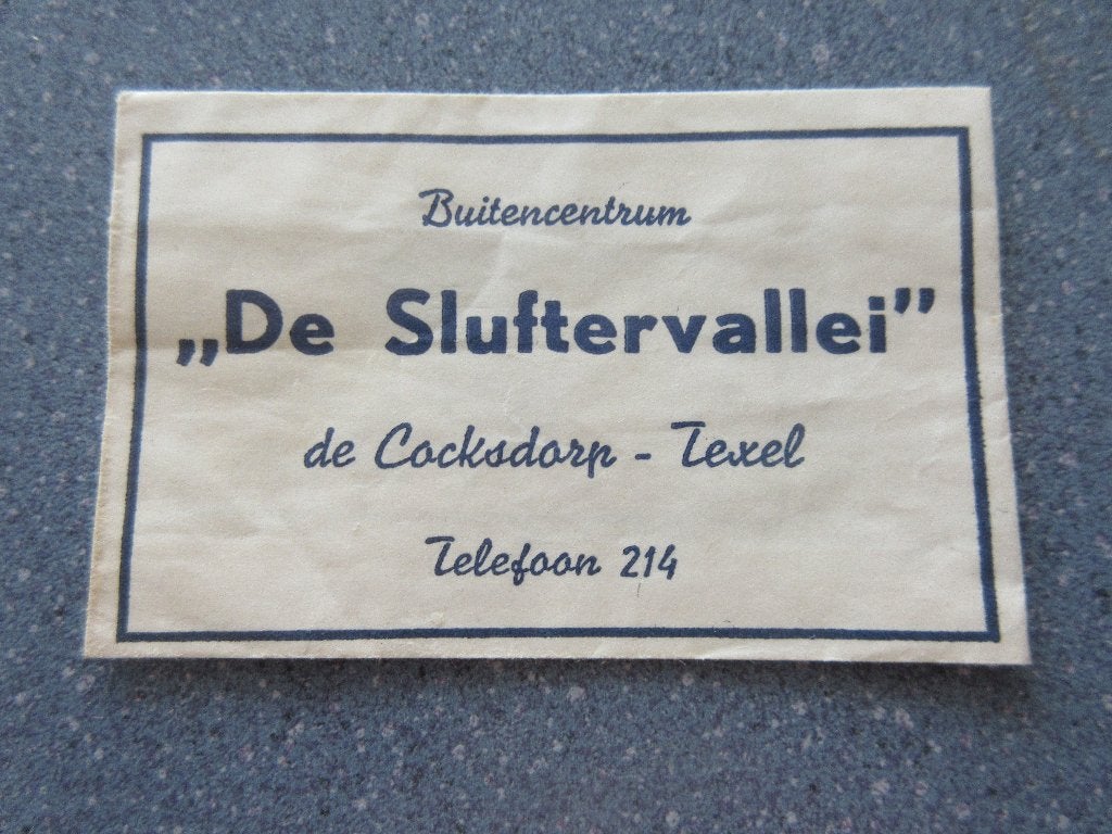 De Cocksdorp, buitencentrum De Sluftervallei, Verzenden, Nederland