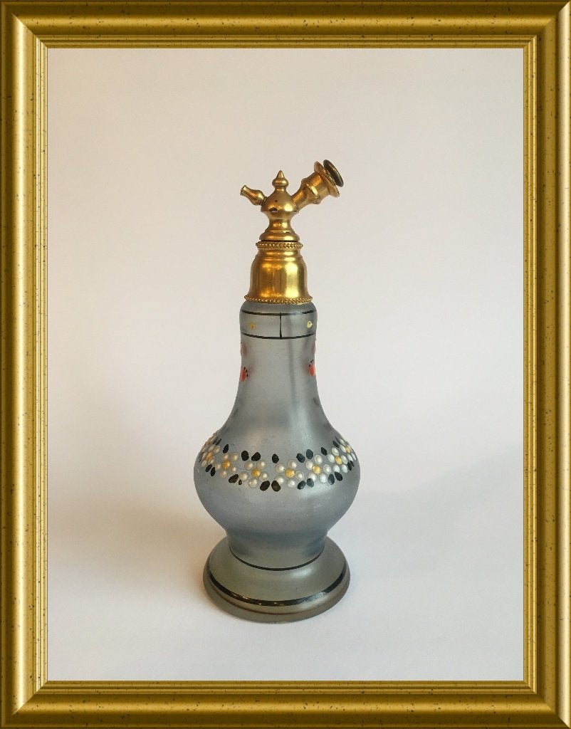 Antieke glazen parfumfles, Ophalen of Verzenden