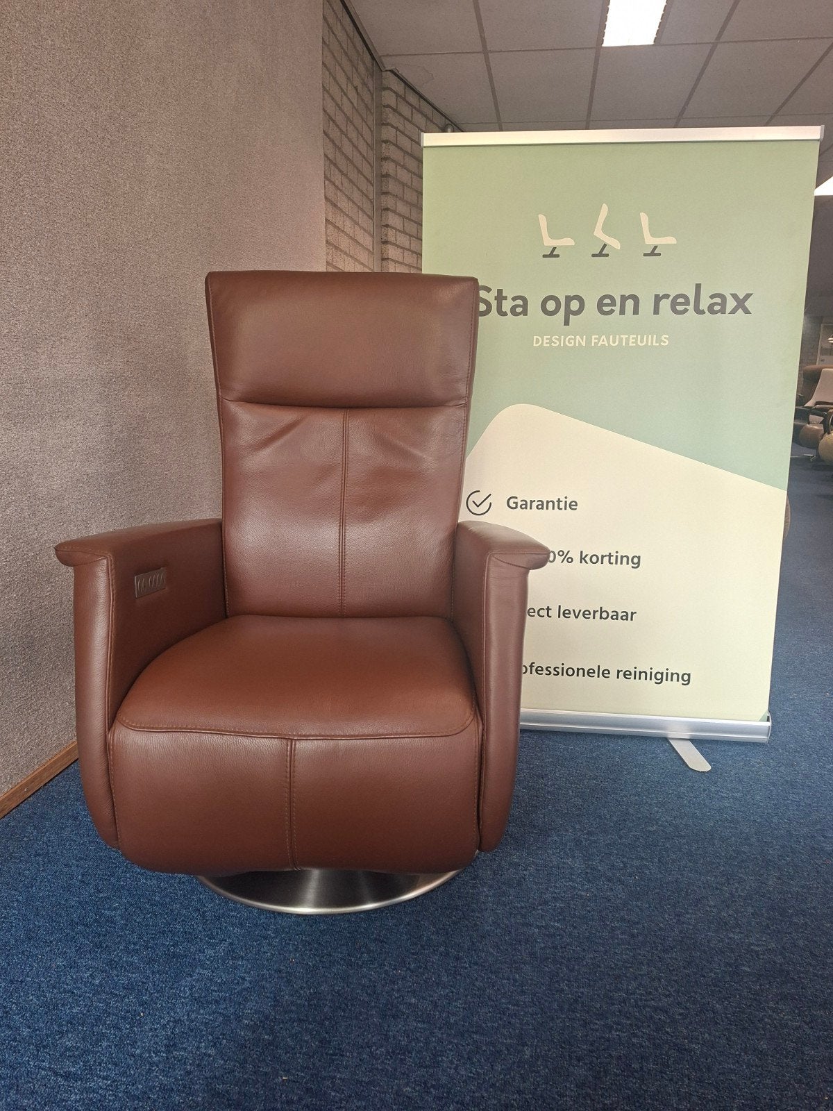 Sta op relax fauteuil Prominent Toscana Als nieuw Extra luxe, Hoofdstraat 60 Schijndel, Ophalen of Verzenden, Zo goed als nieuw