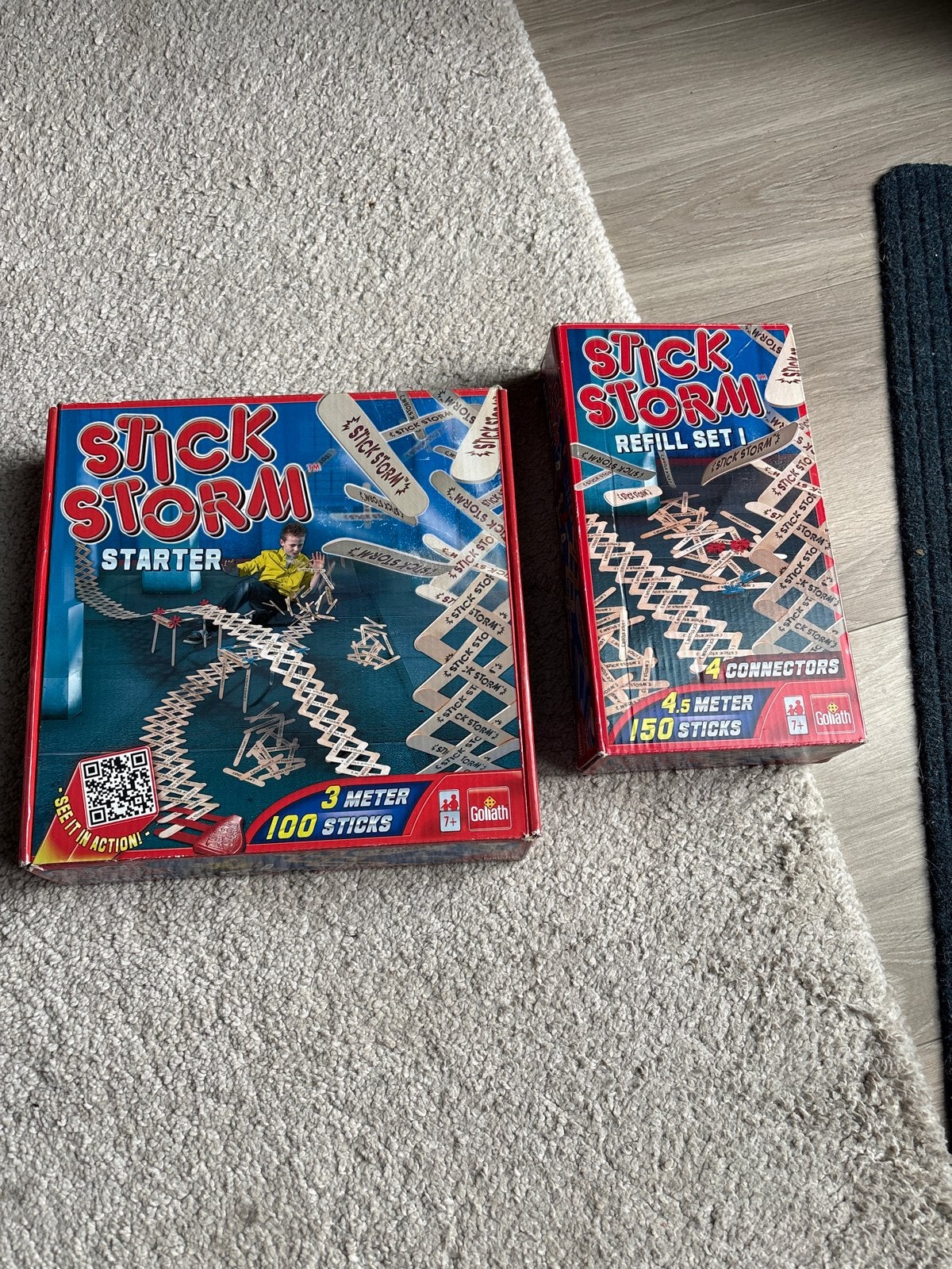 Stick Storm Starter Set & Refill Set - Goliath, Ophalen of Verzenden, Zo goed als nieuw, Overige merken