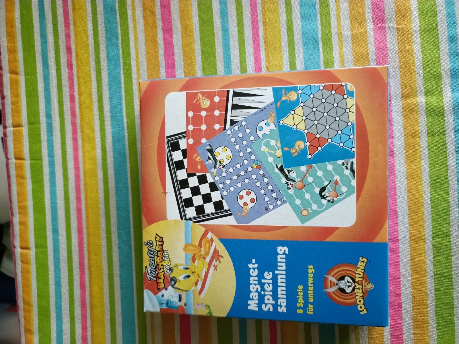 Looney Tunes Magnetisch Spelletjespakket voor Onderweg, Gebruikt, Ophalen of Verzenden, Een of twee spelers, Looney Tunes
