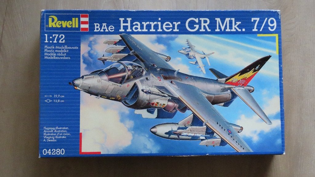 BAe Harrier GR MK.7/9 Revell 1/72, Hobby en Vrije tijd, Modelbouw | Vliegtuigen en Helikopters, Ophalen of Verzenden, Nieuw, 1:72 tot 1:144