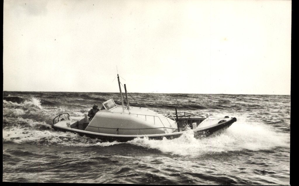 Vlieland, Reddingboot Oudendijk, ca. 1960, Verzamelen, Verzenden, 1960 tot 1980, Ongelopen, Waddeneilanden