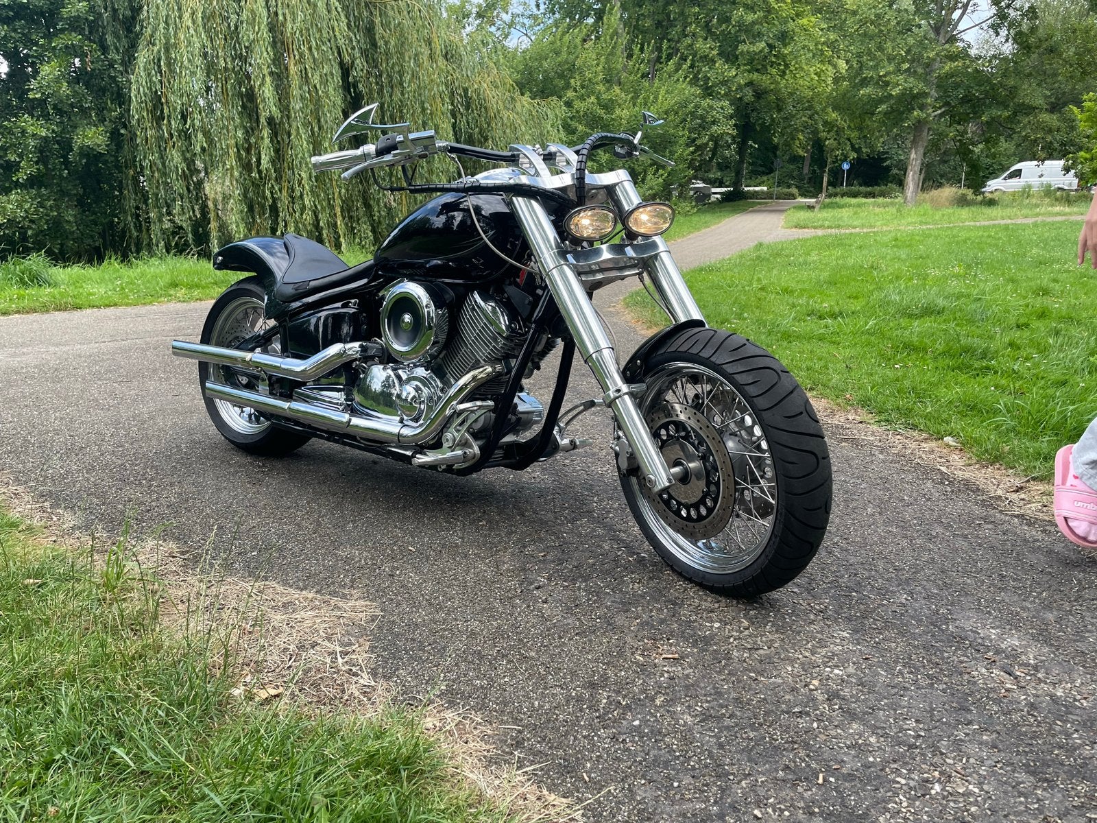 Custom Yamaha XVS1100 Chopper | Uniek: 13.500 km!, 1150 cc, Cardan-aandrijving, 2 cilinders, Gebruikt
