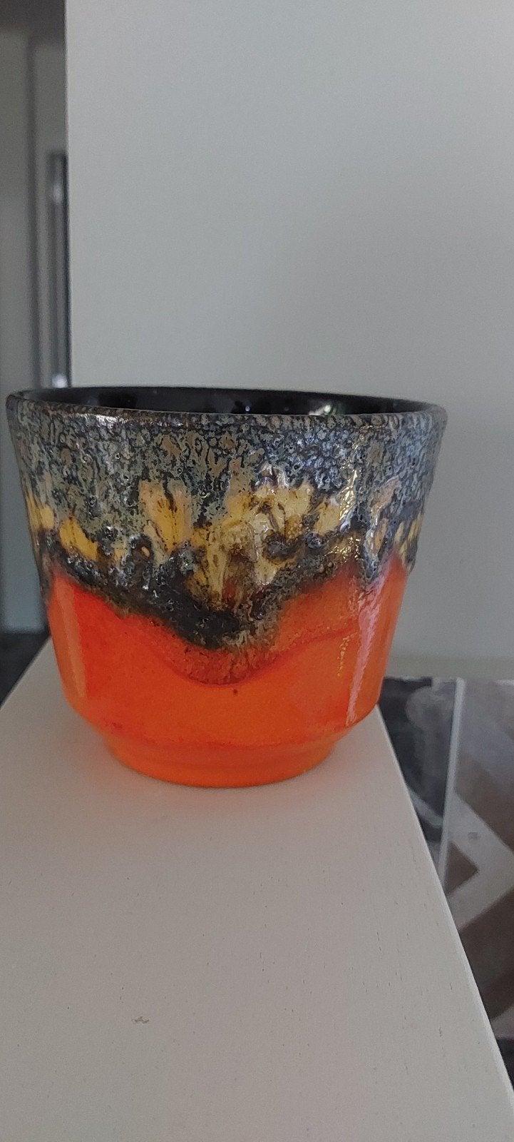 vintage Fat Lava bloempot,, Ophalen of Verzenden