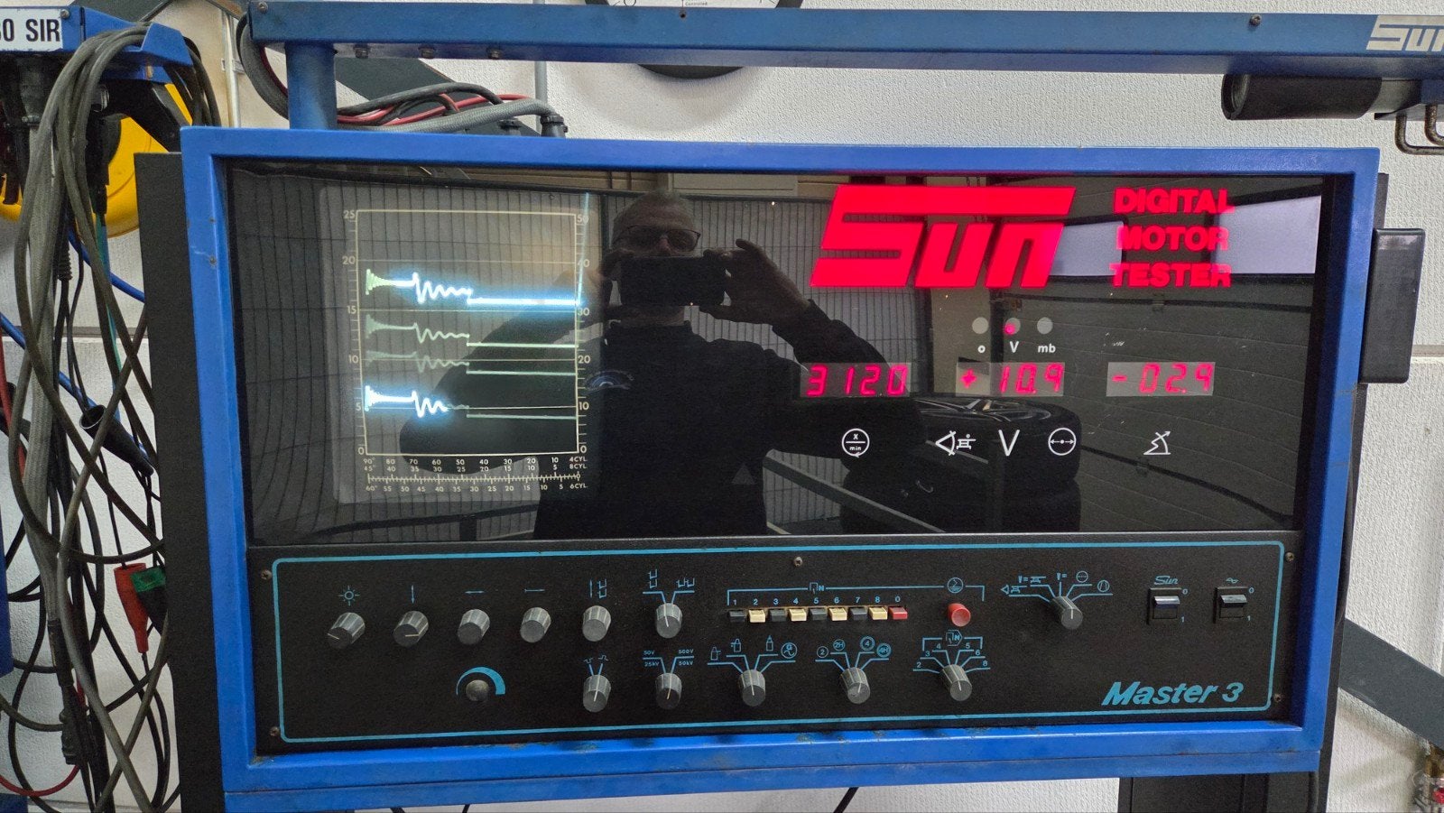 Sun Master 3 motortester - Leuk voor hobby of mancave, Ophalen of Verzenden