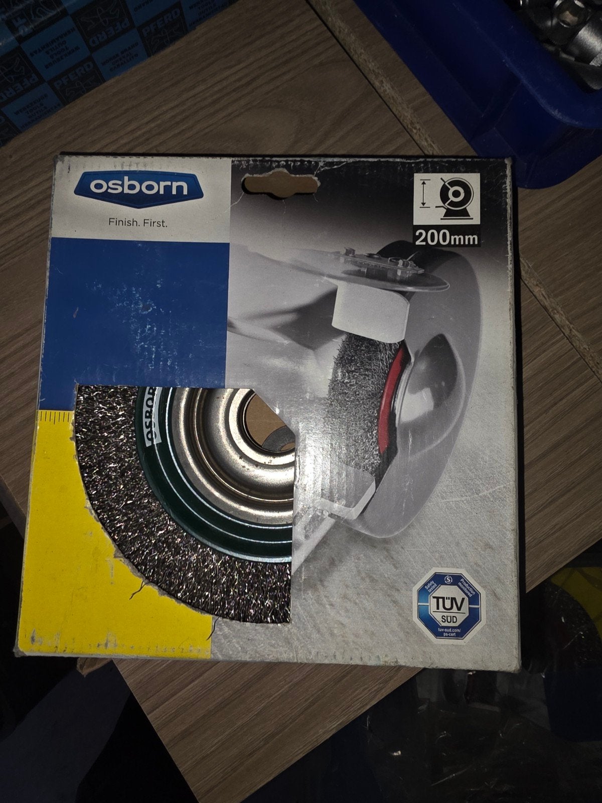 Osborn staalborstel 200mm voor slijpmachine, Ophalen of Verzenden
