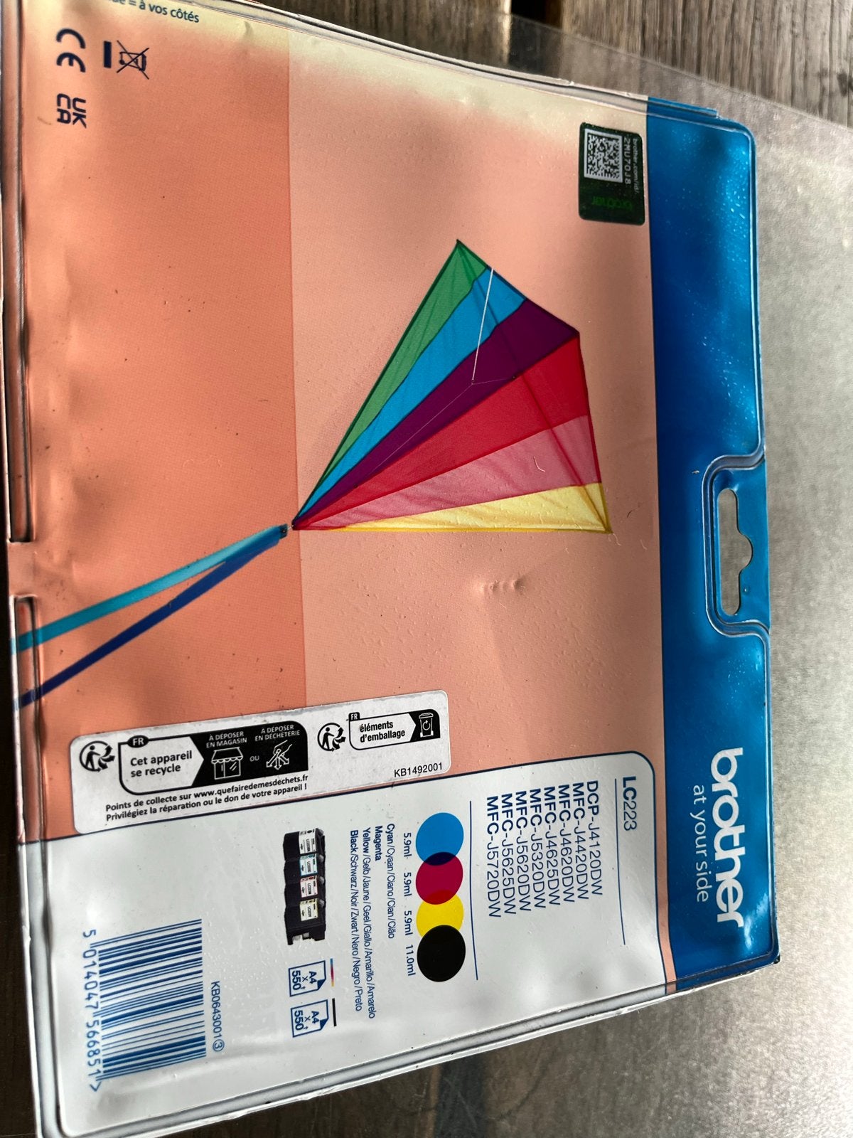 Brother LC223 cartridges, Ophalen of Verzenden, Nieuw, Cartridge, Brother