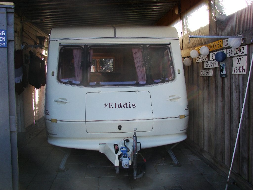 Elddis Wisp 370/2 Caravan - Compact en Compleet, Caravans en Kamperen, Dwarsbed, Elddis, Rondzit, 750 - 1000 kg