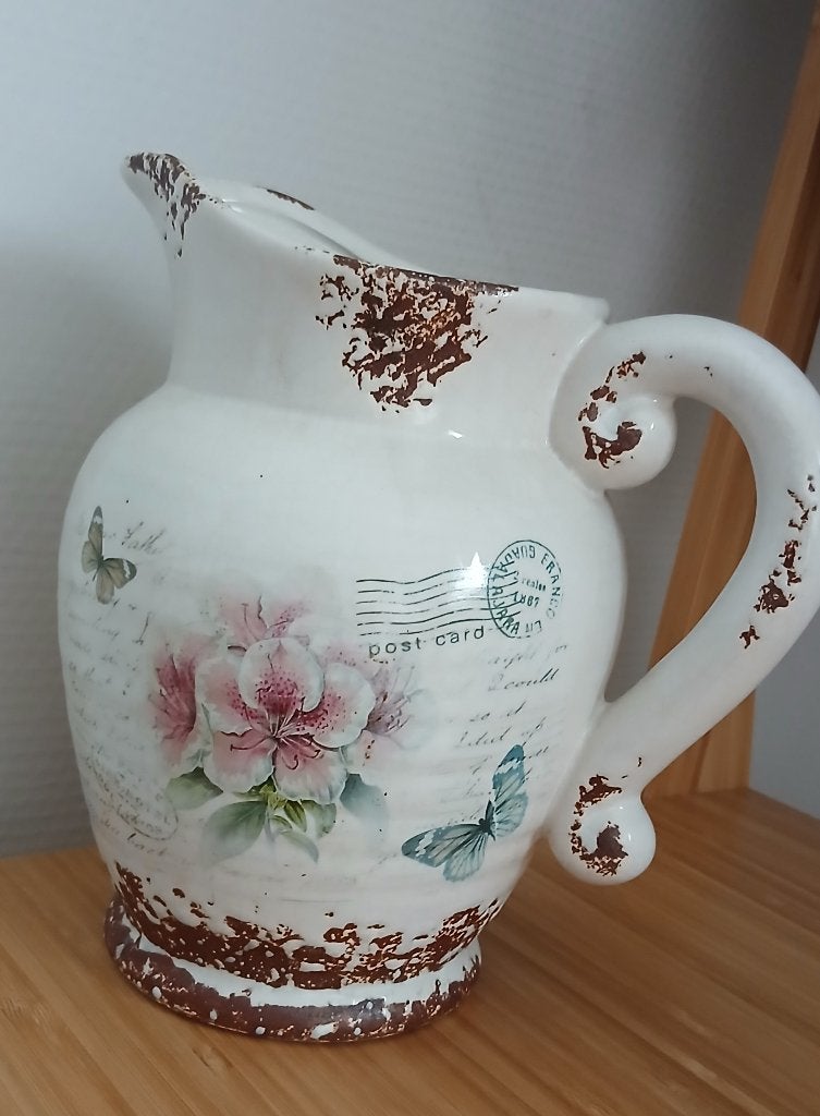 Kruik van intratuin teab te koop., Ophalen, Steen, Overige kleuren, Zo goed als nieuw