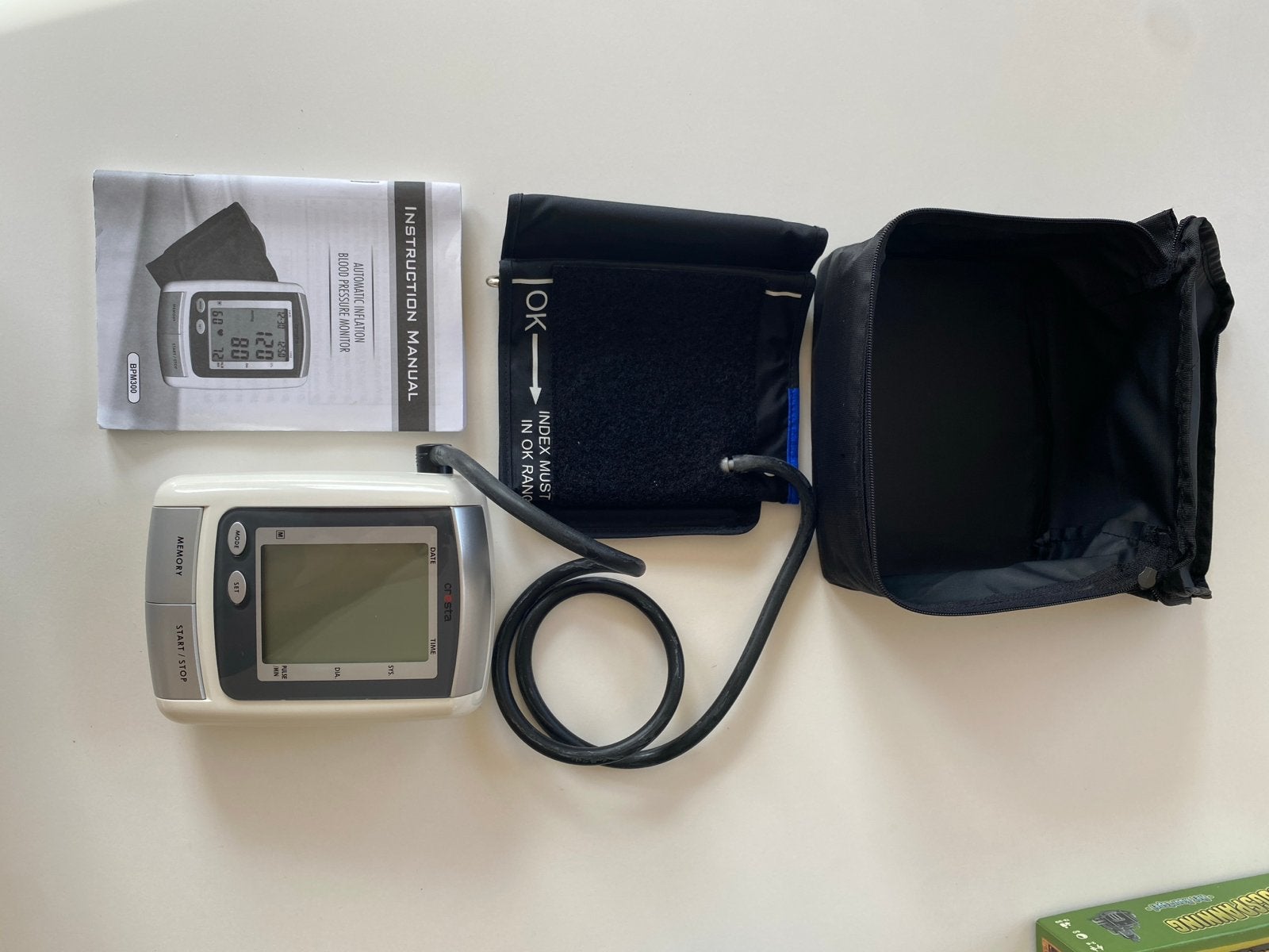 Automatische Bloeddrukmeter BPM300 met Manchet, Ophalen of Verzenden, Zo goed als nieuw, Overige typen