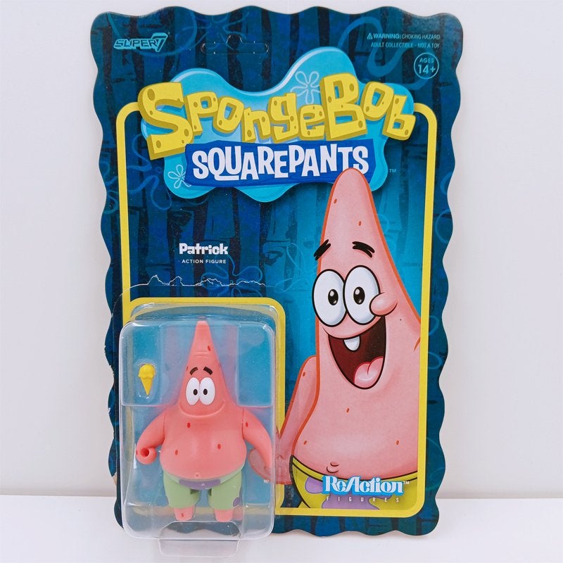 SpongeBob SquarePants Patrick Ster Super7 ReAction, Ophalen of Verzenden, Zo goed als nieuw