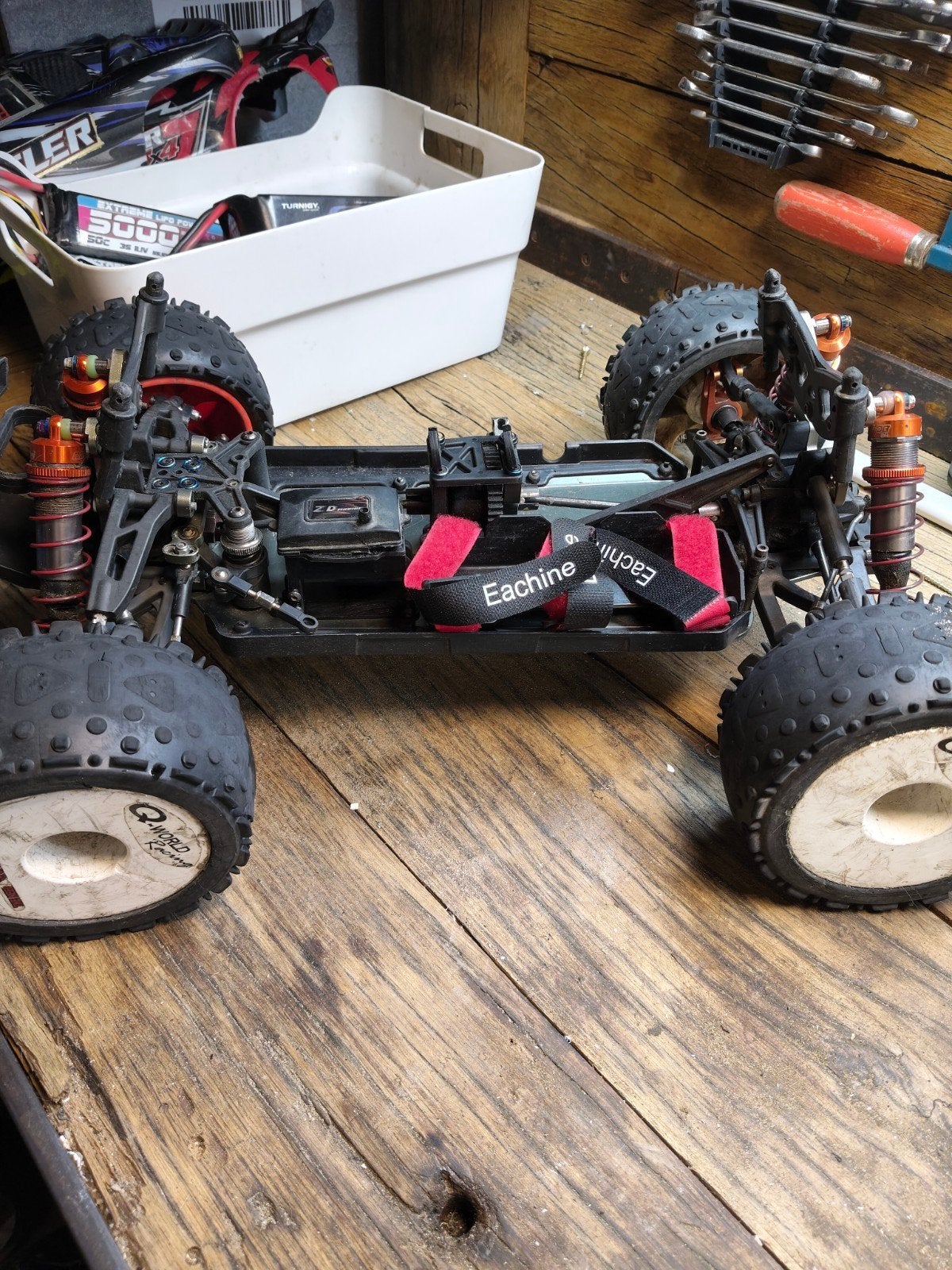 RC Monster Truck ZD Racing Pirates3 BX-8E 1:8 (Gebruikt), Hobby en Vrije tijd, Modelbouw | Radiografisch | Auto's, Elektro, Gebruikt