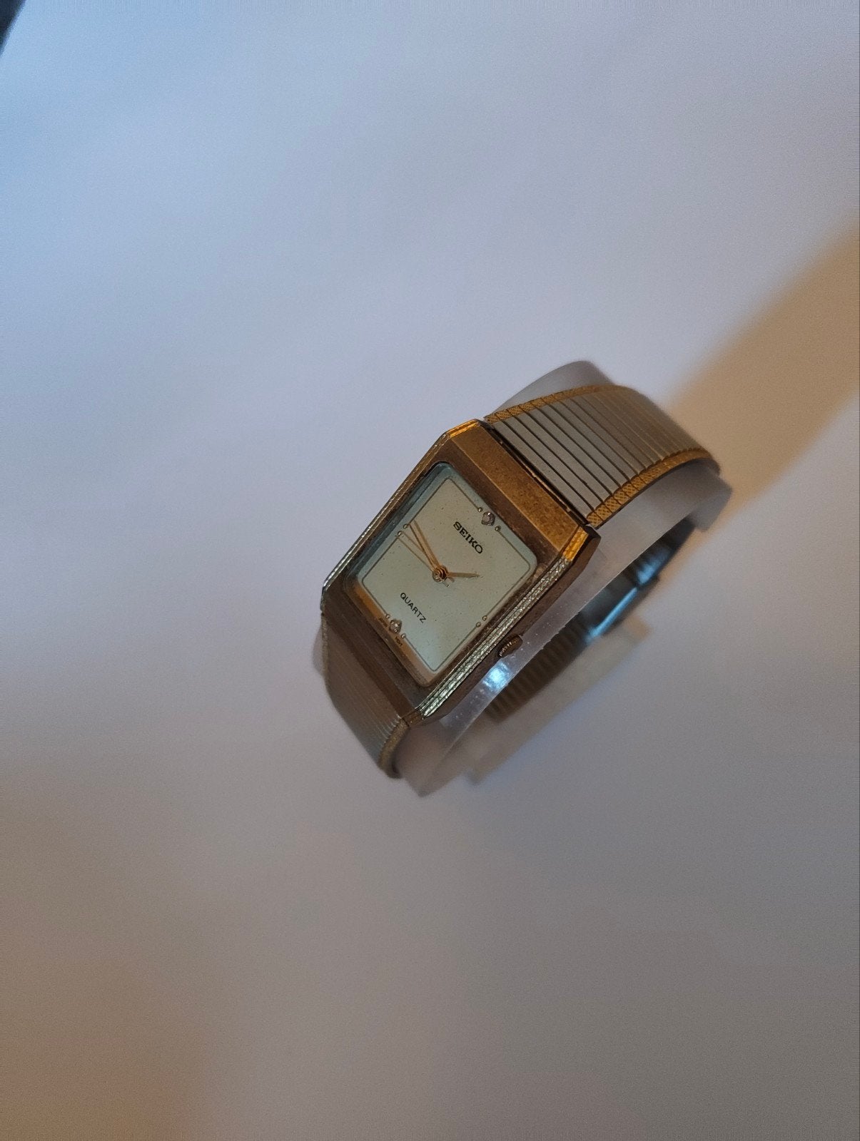 Vintage Seiko Quartz Horloge, Gebruikt, Polshorloge, Ophalen of Verzenden, Overige materialen