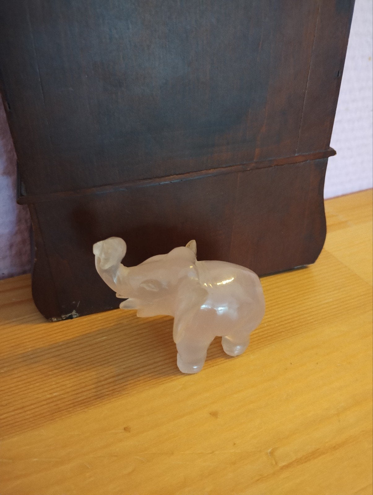 Rozenkwarts Olifant – Geluksolifantje van Edelsteen, Ophalen of Verzenden, Nieuw, Dier