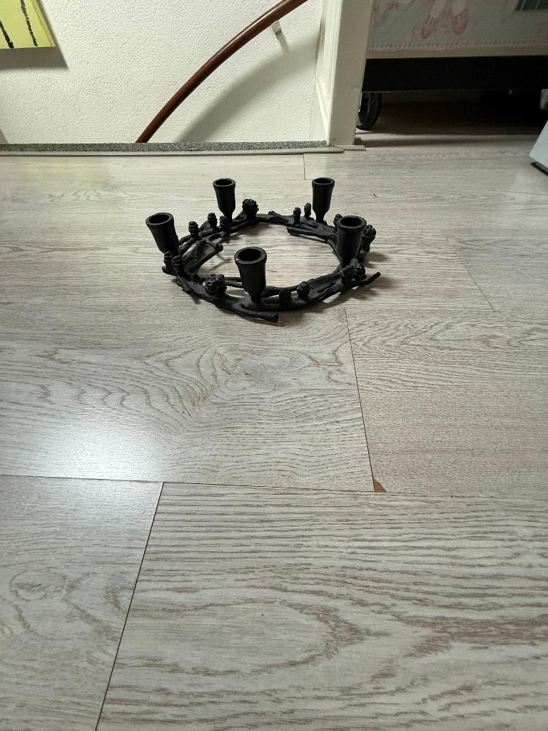 Kaarsen krans., Ophalen of Verzenden, Nieuw, Overige materialen, Minder dan 25 cm
