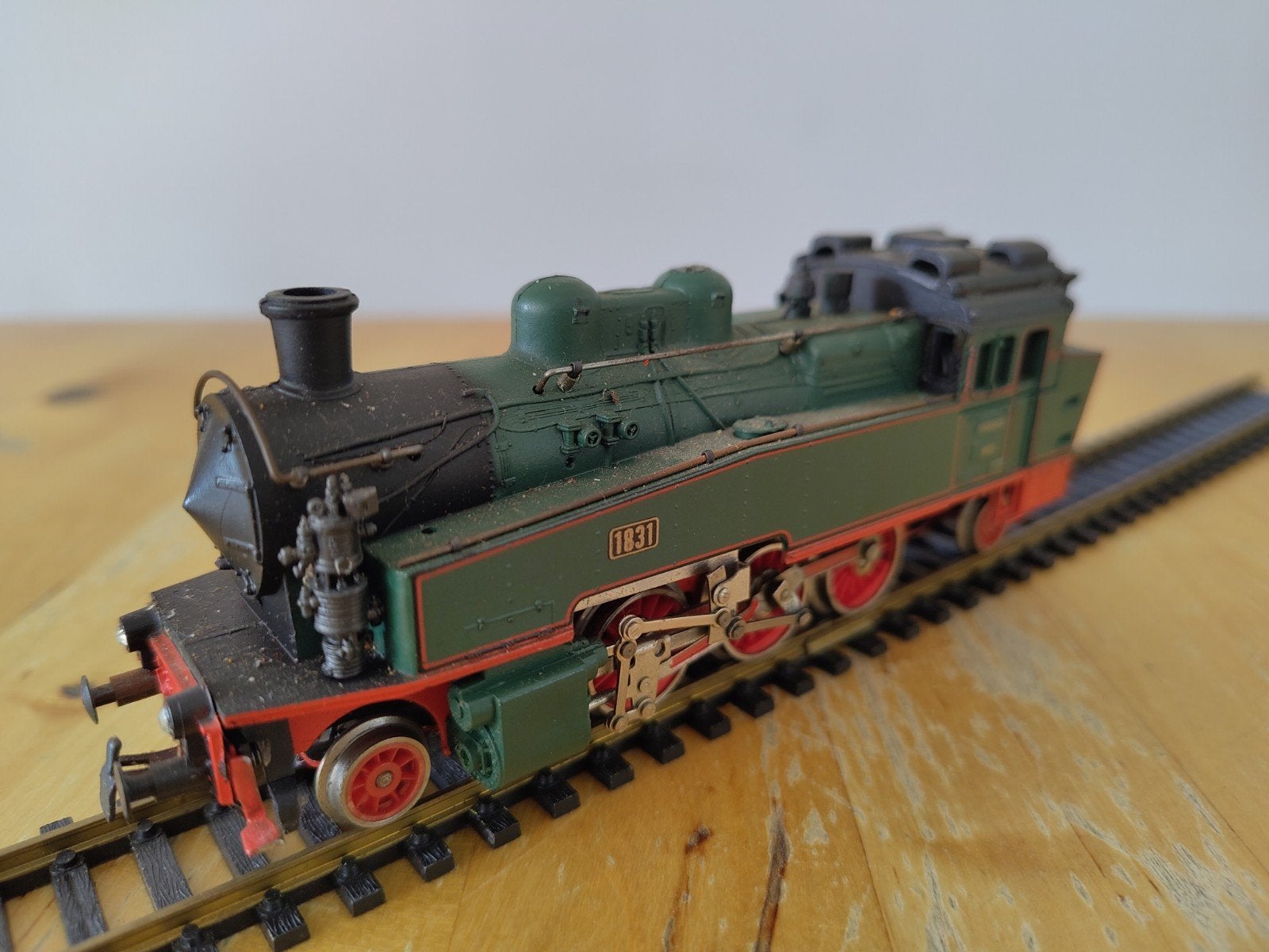 Piko BR 75 1831 stoomlok in goede staat, Hobby en Vrije tijd, Zo goed als nieuw, Analoog, Gelijkstroom, Locomotief