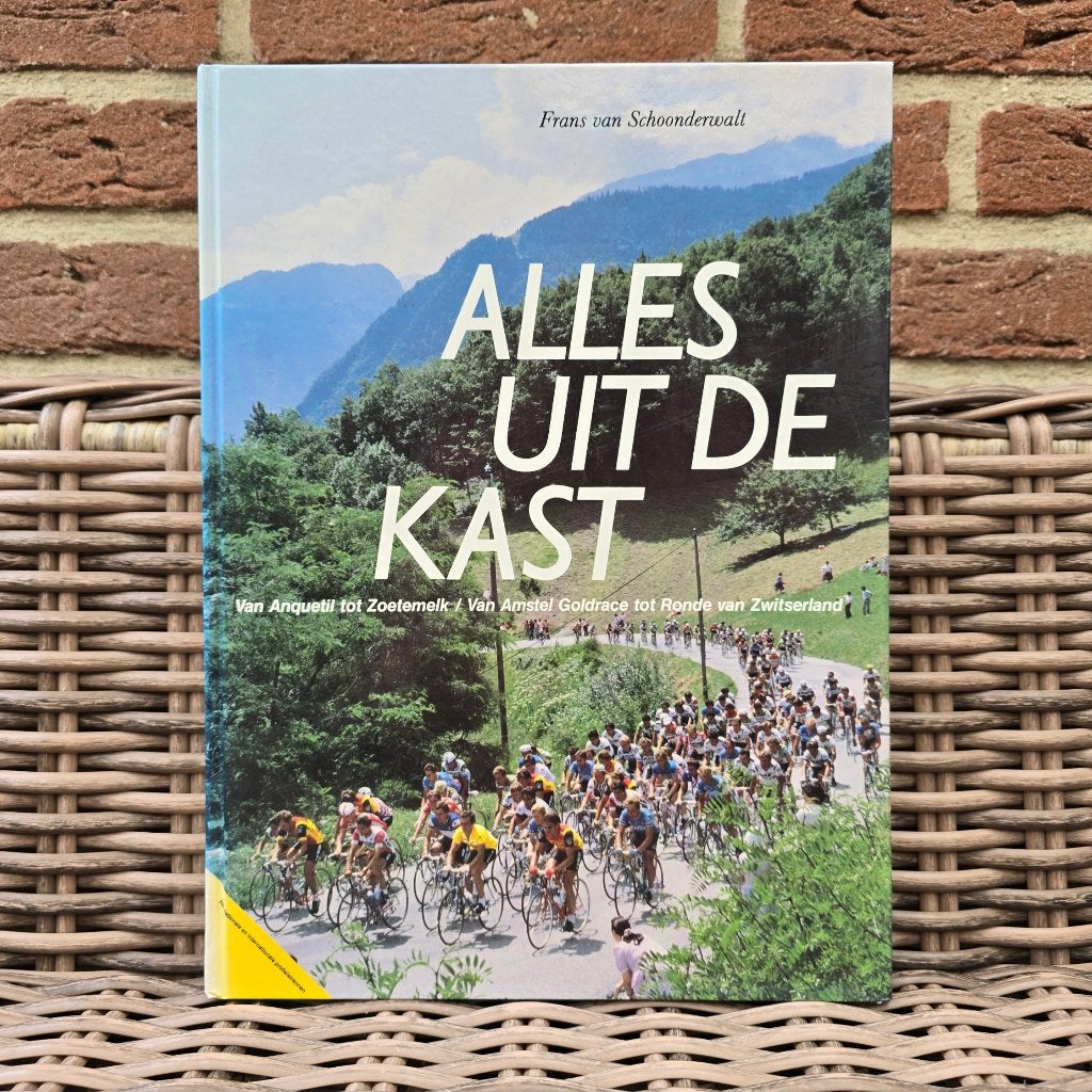 Nieuwstaat! Fietsboek: Alles uit de kast - wielrennen, Ophalen of Verzenden, Zo goed als nieuw, Frans van Schoonderwalt, Lopen en Fietsen