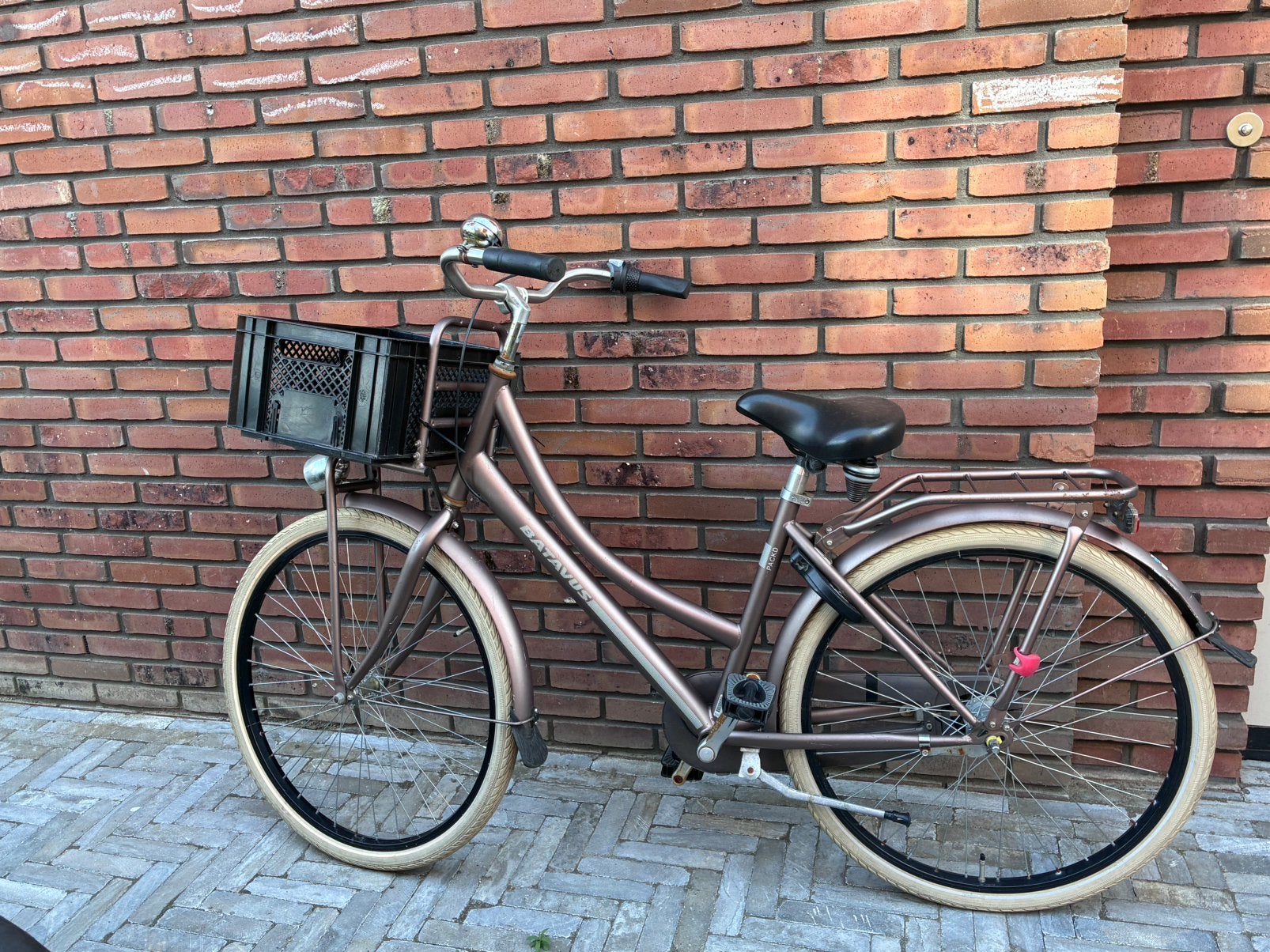 Stevige oma batavus oma fiets 26inch, 47 tot 50 cm, Ophalen, Zo goed als nieuw, Terugtraprem