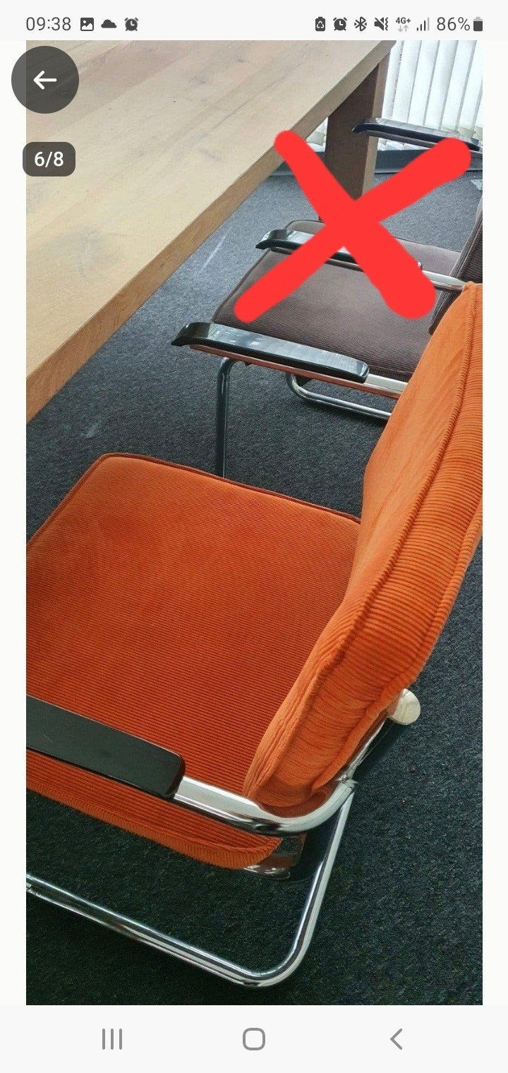 Zuiver stoelen, Ophalen, Gebruikt, Metaal, Vijf, Zes of meer stoelen