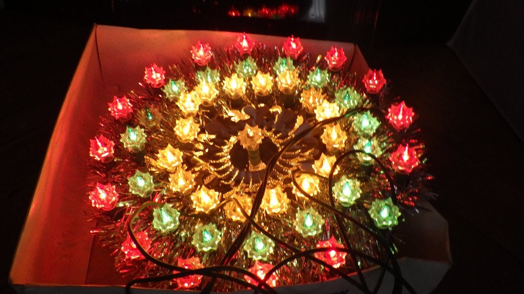 mooie kerstster met lichtje, Ophalen of Verzenden, Gebruikt