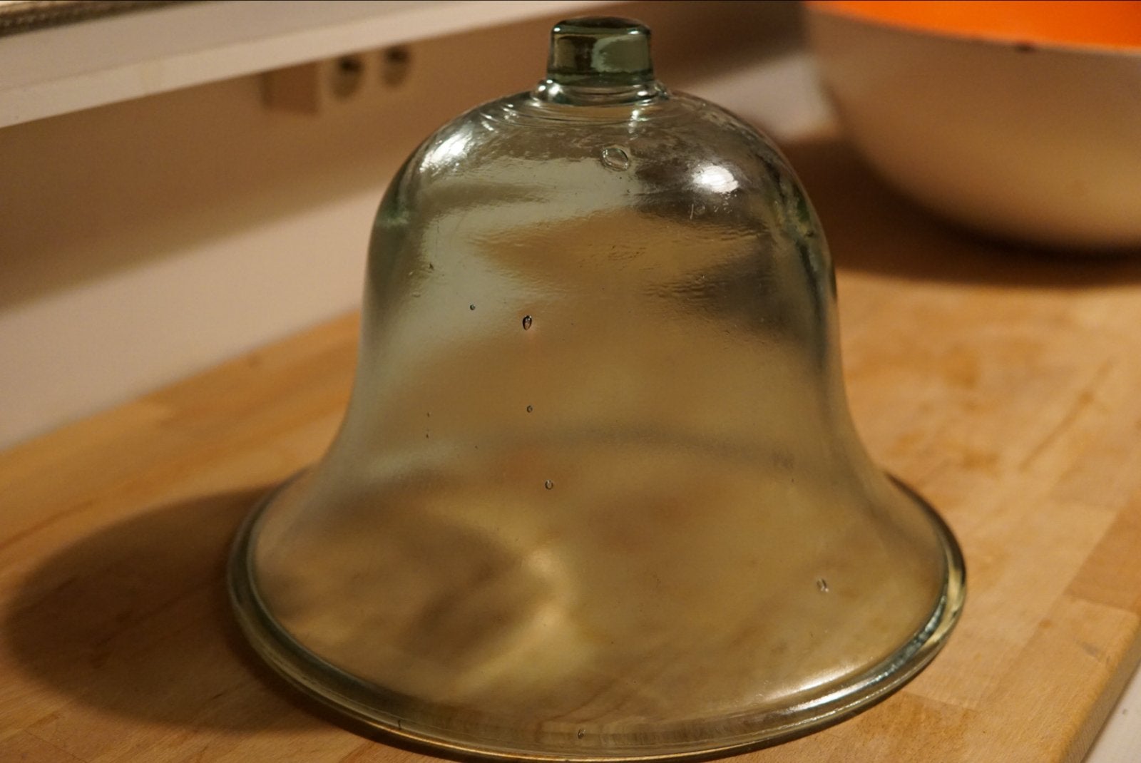 Originele Franse handgeblazen tuinklok (cloche de melon), Ophalen