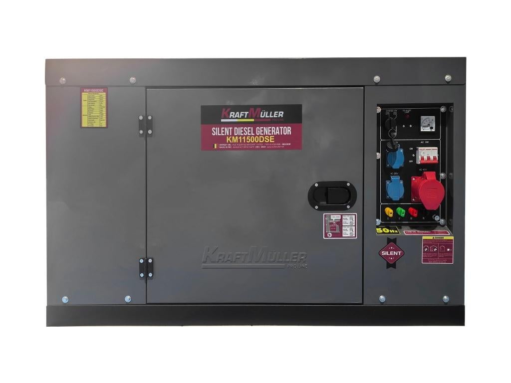 Aggregaat / Generator 12 kvA    Kraft Müller DIESEl, Kraftmuller, Nieuw, Aanvragen@miniracers.nl, 10 tot 30 kVA