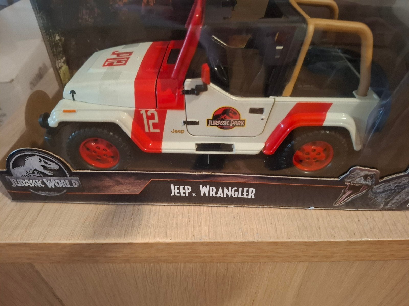Jurassic Park Jeep Wrangler Speelgoedauto, Ophalen of Verzenden, Nieuw