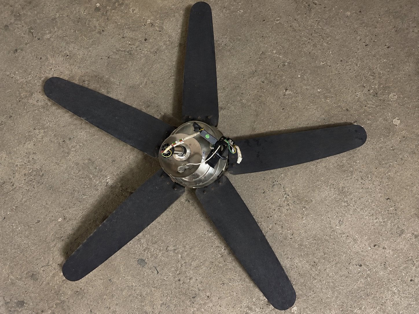 Plafondventilator met afstandsbediening en verlichting