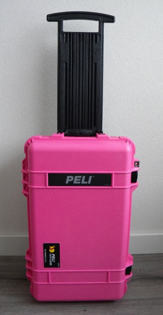ROZE Pelicase 1510 met trolley in diverse uitv. va € 319.95, Roze, Nieuw, Ophalen of Verzenden, Rolkoffer