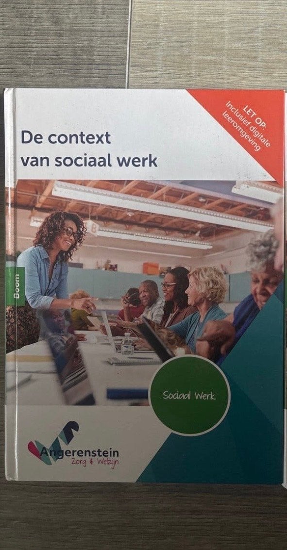 De context van sociaal werk, Ophalen of Verzenden, Alpha, Zo goed als nieuw, MBO
