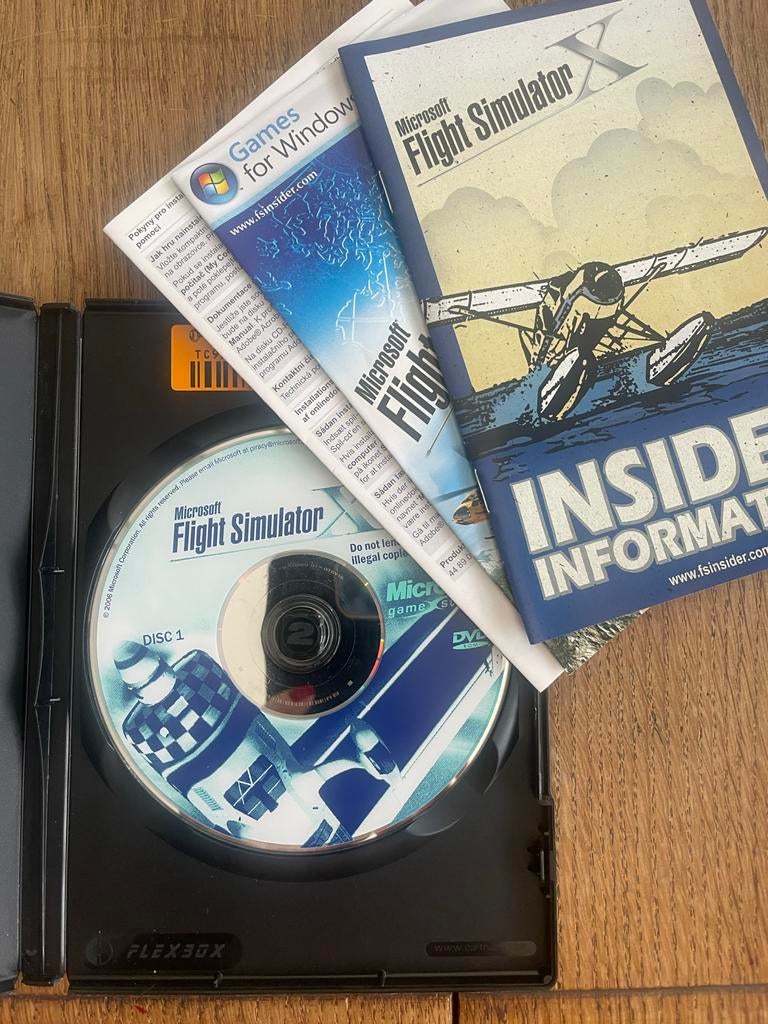 Microsoft Flight Simulator X - PC DVD, Spelcomputers en Games, Games | Pc, Zo goed als nieuw, Simulatie, 1 speler, Vanaf 3 jaar