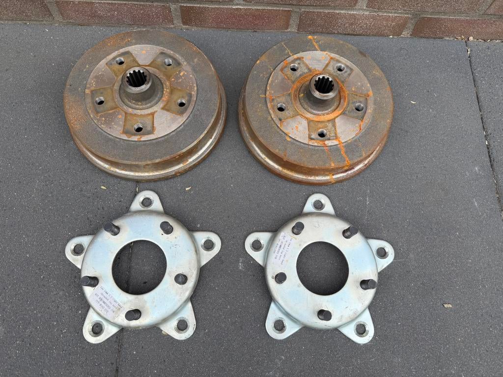 Volkswagen vw Porsche adapters 5x205-5x130 remtrommels 5x130, Ophalen, Gebruikt, Porsche