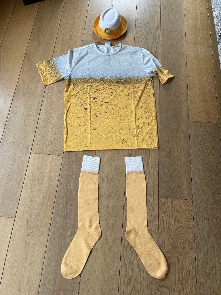 carnavalskleding, Carnaval, Verzenden, Maat 42/44 (L), Zo goed als nieuw