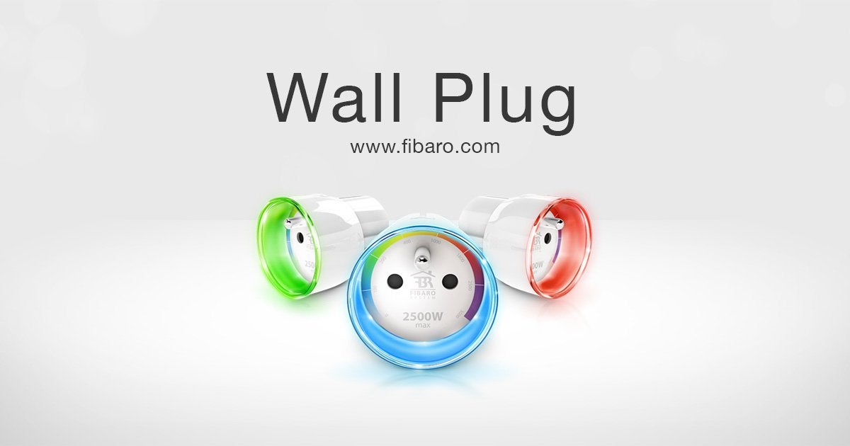 Set van 3 Fibaro Wall Plugs (Z-Wave), Ophalen of Verzenden, Gebruikt