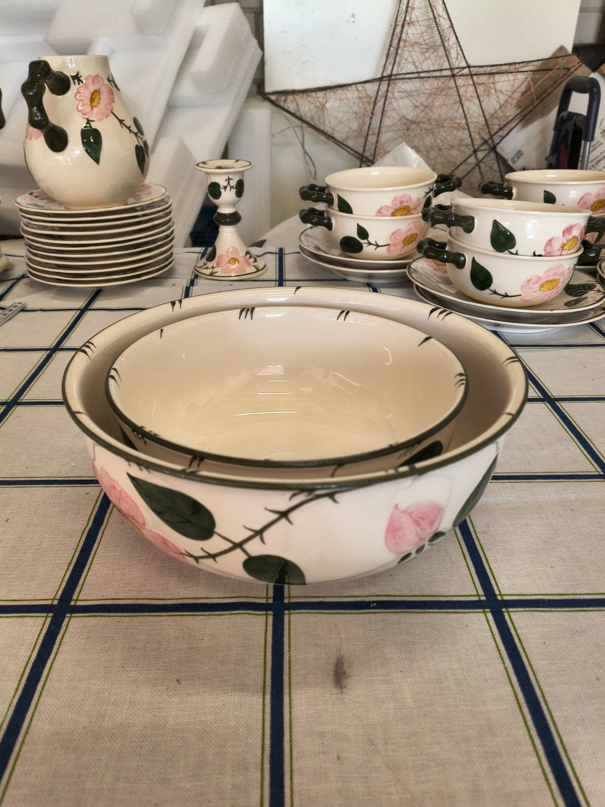 Villeroy & Boch Wild Rose saladekommen - set van 2, Antiek en Kunst, Ophalen of Verzenden