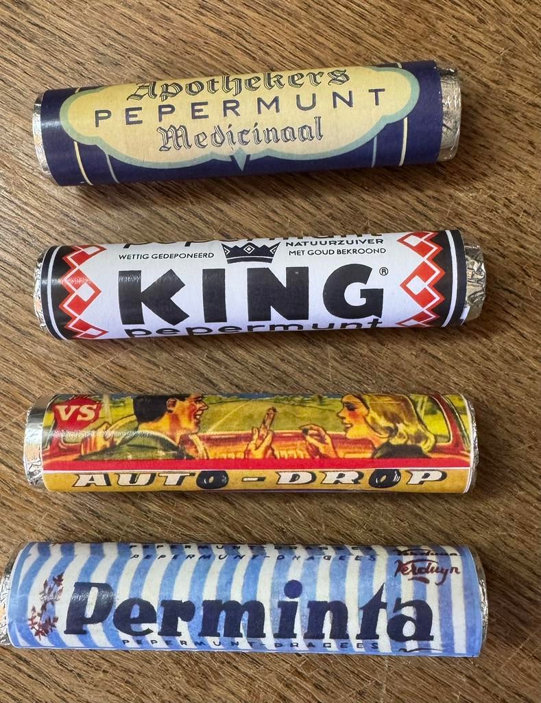Oud holands snoep faam king autodrop  perminta, Ophalen of Verzenden, Zo goed als nieuw