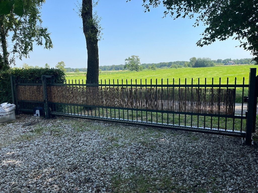 Elektrische schuif poort - goede staat, Ophalen, Gebruikt, Spijlenhekwerk, Overige materialen
