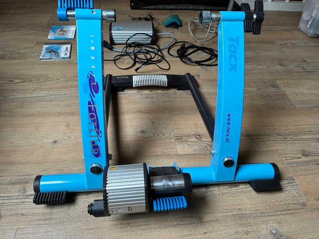 Tacx Fortius Home trainer + Software, Sport en Fitness, Wielrennen, Gebruikt, Overige typen, Ophalen
