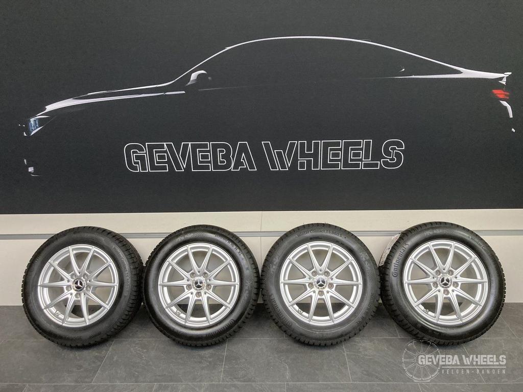 16” originele Mercedes A W177 velgen + winterbanden 5x112, Auto-onderdelen, Banden en Velgen, Gebruikt, -, Banden en Velgen, -
