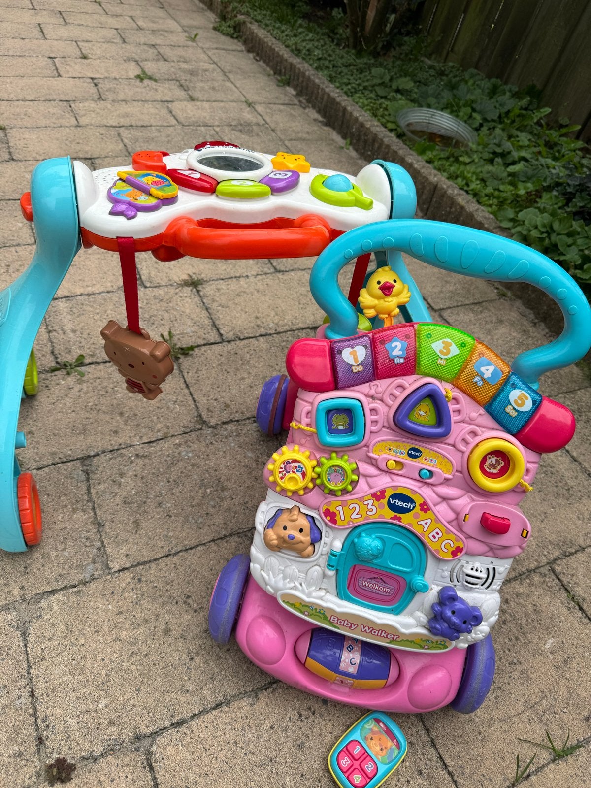 VTech Baby Walker en Ontdek & Speel Babygym, Ophalen of Verzenden, Zo goed als nieuw, Overige typen, Met licht