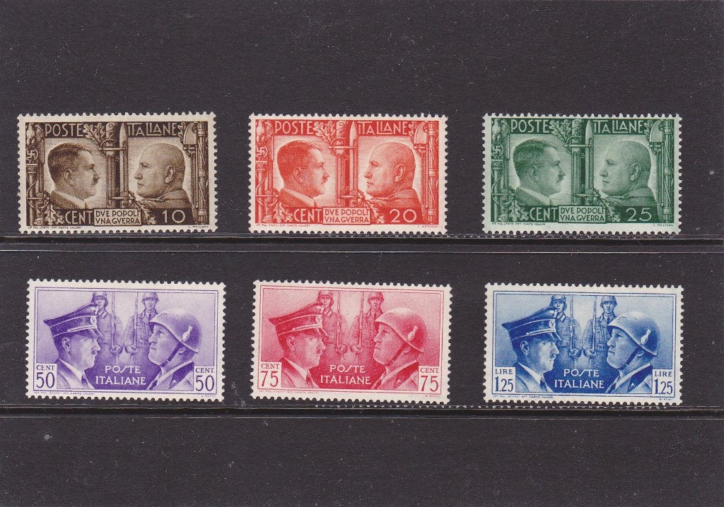Italië 623/28 Mussolini/Hitler 1941 (S765), Verzenden, Postfris