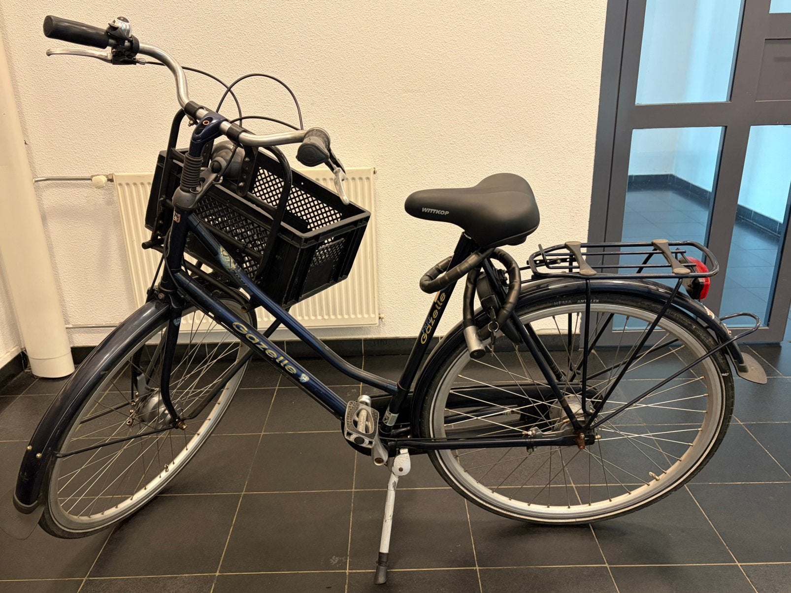 Gazelle Stadsfiets Inclusief Handige Mand en Slot, Fietsen en Brommers, Ophalen, Gebruikt, Versnellingen, 50 tot 53 cm